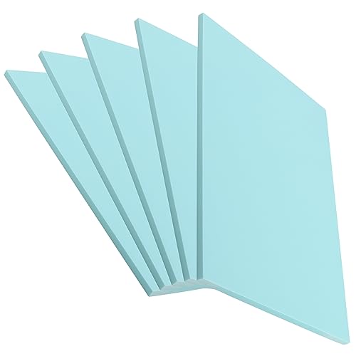 5 PCS 8.5"x11" Rubber Carving Blocks, A4 Large Linoleum Blocks for Printmaking, Engraving Crafts - color: Blue