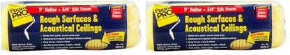 Foam PRO 00066 66 Foam Paint Roller (Pack of 2) - size: 1 Count (Pack of 2), style: Rough Surfaces & Acoustical Ceilings