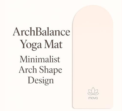 Clean Yoga Mat - Extra Long Non-Slip PU & Natural Rubber, 4.5mm Thick, Eco-Friendly Yoga Mat for Hot Yoga, Pilates & Home Workout - color: Blush Pink