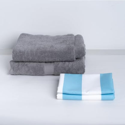 Your Choice Microfiber Beach Towel Sand-Free Quick Dry (67"x35"/60"x30") - color: E-glacier Blue, size: Extra Large(67x35")
