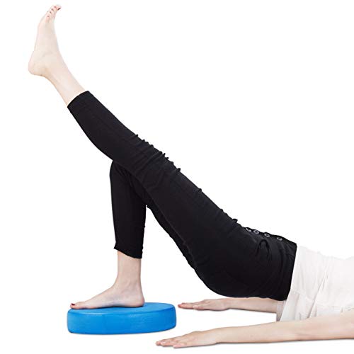Stability Trainer Pad - Foam Balance Exercise Pad Cushion for Therapy, Yoga, Dancing Balance Training, Pilates,and Fitness (Blue)