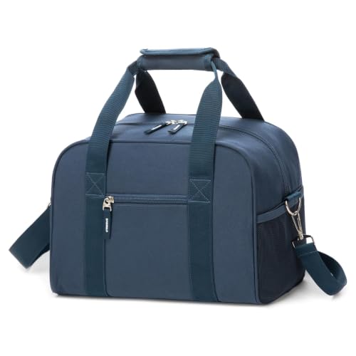 Searock 14-Inch Small Gym Bag for Men & Women, Mini Duffle Bag for Travel | Lightweight Carry On Duffel Bag for Travel, Sports, Fitness & Workout, Navy Blue - color: Navy Blue