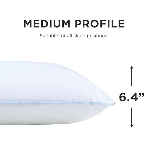 Tempur-Pedic TEMPUR-Cloud Dual Cooling Pillow, King (Pack of 1), White - color: King, size: 1