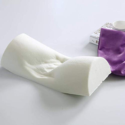 Memory Foam Bolster Pillow for Neck Back Lumbar Spine Knee Pain Relief Pillow Support Multi-use
