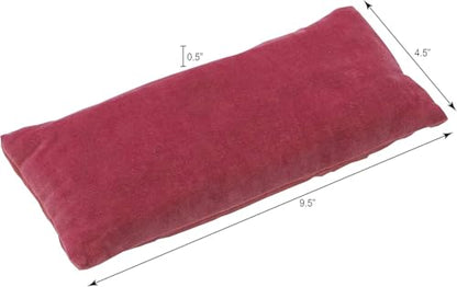 DreamTime Dreamtime Eye Pillow with Rose, Natural Herbal Mask for Relaxation, Create A Spa Experience at Home - color: Red