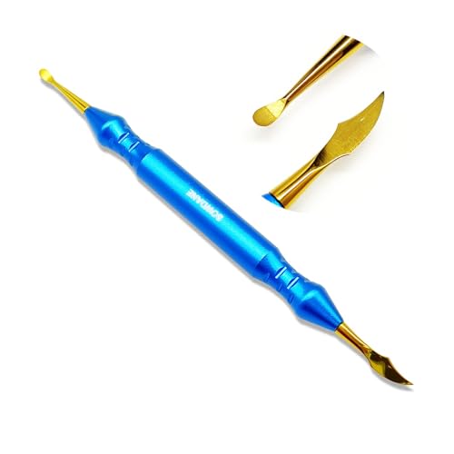 Titanium Dental Sculpture Knife Wax Carving Tools Spatula Double Ends Dental lab Tools (1 piece D)