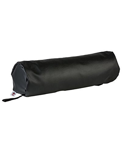 Core Fluffy Positioning Bolster for Therapy, Massage & Body Support, BK | Soft fiber-filled bolster supports legs, knees, neck and arms with an easy-clean vinyl cover for therapy or home use.