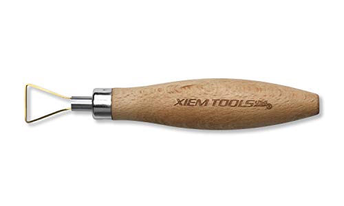 Xiem Tools USA Titanium-Fused Trimming Tools for Pottery and Ceramics (Medium Triangle) - size: Medium Triangle