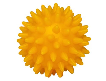 Sole Premium Foot Care Products Saj Ball - Mini Spiky Relaxing Massage, Deep Tissue Plantar Fasciitis Relief - Gift Box, Yellow - color: Yellow