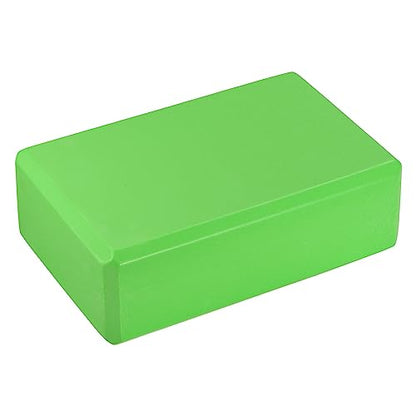 uxcell Yoga Block-Light Weight High-Density EVA Foam Brick for Beginners, Yogis, Pilates, Meditation - color: Green