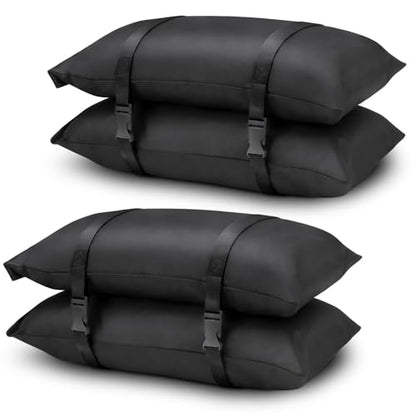 200 LBS Sand Bags for Weight (4-Pack), Umbrella Base Weight Sandbags | Heavy Duty Fillable Sandbags (Sand Not Included) for Trampoline, Poolside, Cantilever Umbrella Stands, Garden & Backyard - size: 4 X 50 LBS