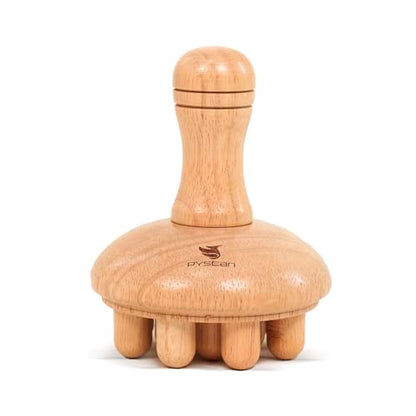 Wooden Mushroom Massager, Wooden Body Contouring Therapeutic Tool