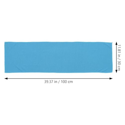 TOYANDONA 2 Pack Cooling Towels for Sports Neck Cooling Towel Quick Dry Sweat Wipe Towels for Running Yoga Tennis Swimming Outdoor Workouts 39.37 X 11.81 X 0.11 in
