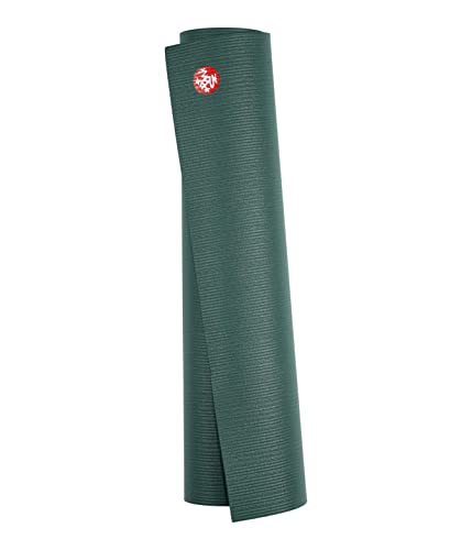 Manduka PRO Yoga Mat - 6mm | Lifetime Durability | Hygienic Construction | Premium Studio Quality | Teacher Approved - color: Black Sage, size: 85" x 26"