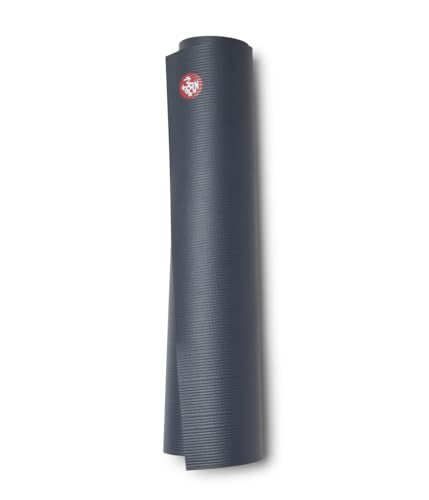 Manduka PROlite Yoga Mat 4.7mm | Lifetime Durability | Hygienic Construction | Teacher Approved - color: Thunder, size: 68" x 24"