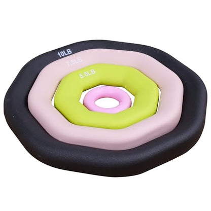 Leikefitness Weight Ring，2in1 Kettlebell&Power Ring,Yoga Exercise,Aerobics