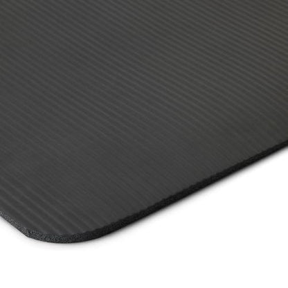 Amazon Basics Extra Thick Exercise Yoga Mat with Carrying Strap - color: 블랙., style: 1.3cm(1/2인치)