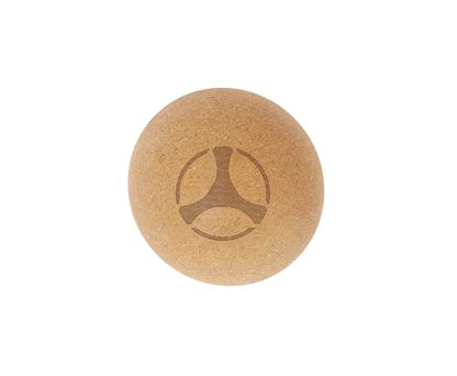 Cork Massage Ball, Natural Cork Material, 8cm Diameter, Round Shape Yoga Ball with Engraved Logo