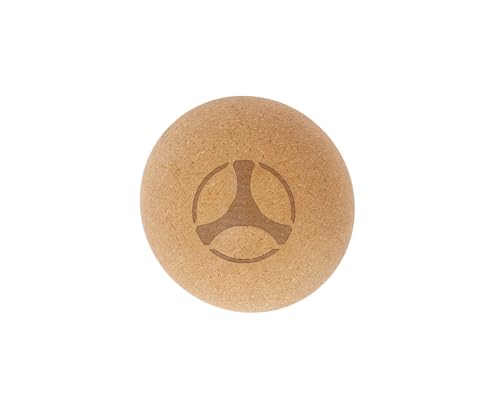 Cork Massage Ball, Natural Cork Material, 8cm Diameter, Round Shape Yoga Ball with Engraved Logo