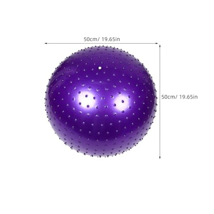 ibasenice Spiky Massage Ball 10-Inch PVC – Core Relief & Sensory Training for Stress Relief, Balance & Coordination at Home, Office, Studio – Kids & Adults