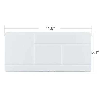 Transon Large Paint Palette Box 29 Color Mixing Wells with 1 Liner Brush - size: 29 Wells