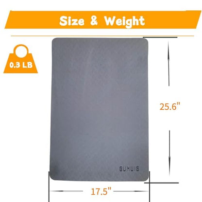 Under Desk Elliptical Equipment Mat, Electric Leg Foot Exerciser Machine Mat while Sitting for Seniors, Anti-slip and Lightweight Ellipse Rubber Matt to Protect Concrete, Hardwood Floors,Carpet, Large