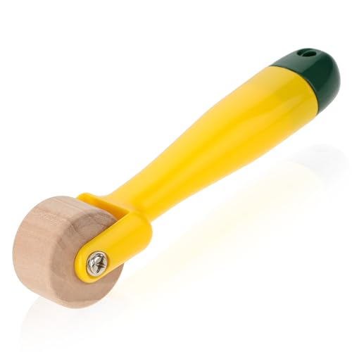 Quilting Seam Roller 2.3 cm Wallpaper Roller Seam Roller for Quilting Sewing Seam Roller Tool with Easy to Grip Handle for Print, Ink, Home Decoration