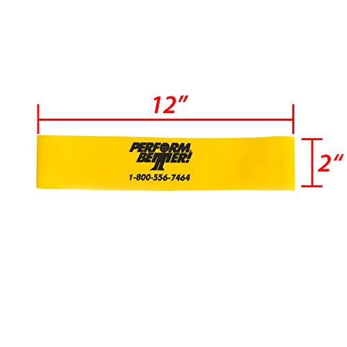 Perform Better Mini Band Resistance Loop - Exercise Bands - color: g) Set of 10 - 12x2