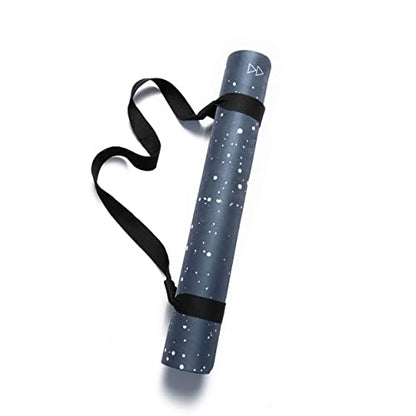 YOGA DESIGN LAB | The Combo Yoga Mat | Eco Luxury | Ideal for Hot Yoga, Power, Bikram, Ashtanga, Sweat | Studio Quality | Includes Carrying Strap! - color: Celestial, size: 1.5mm