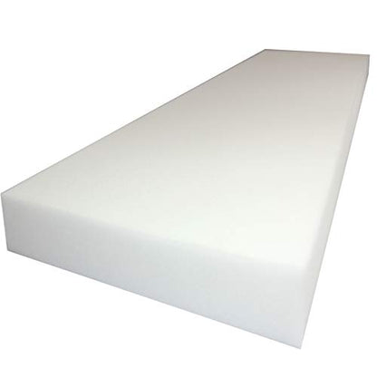 Mybecca Upholstery Foam Cushion Sheet High Density,2 H x 24 W x 72 L - color: White, style: 2x24x72