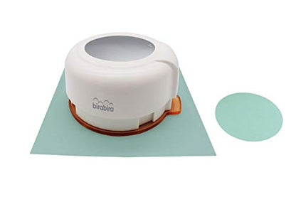 Bira Craft 2" Circle Magnetic Punch - Anywhere & Everywhere Punch for Paper Crafting & Scrapbooking - size: circle