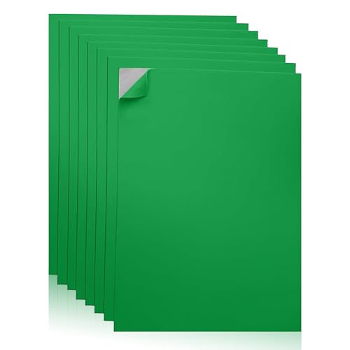 Self-Adhesive EVA Foam Sheets for Crafts – 2mm Thickness 8 Green Sheets, 6 x 9 Inch, Peel & Stick Foam Paper for DIY, Scrapbooking & Kids’ Art. - color: Green - 8 Pack