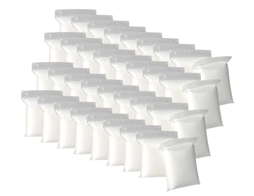 White Air Dry Clay for Kids - 36 Individually Bagged Airdry Clays for Arts & Crafts - Soft, Squishy Cosplay Foam Slim Clay for Home & School - Moldable, No-Mess Air Dry Modeling Clay - 12 Ounces