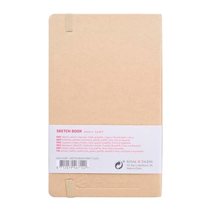 Talens Japan T9314-432M 452213 Art Creation Sketchbook, Drawing Notebook, 5.1 x 8.3 inches (13 x 21 cm), Craft Paper - color: craft paper, size: 13×21cm