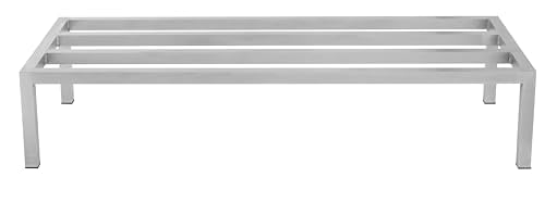 CenPro Commercial NSF Aluminum Dunnage Rack - 1,500 lb. Weight Capacity - 60"x20"x12" (28W-127) - size: 60x20x12"