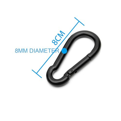 Eye Ceiling Hook Swing Hangers 550LB Capacity for Punching Bags Hanging Chair Hammocks Swing Trapeze Yoga (Heavy Bag Spring-7MM) - size: Heavy Bag Spring - 7MM