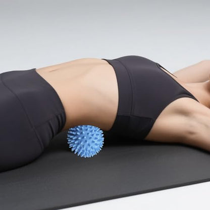 3PCS Firm Massage Lacrosse Balls for Myofascial Release, Muscle Knots, Trigger Point Therapy, Yoga Deep Tissue Massage, Pain Relieve from Plantar Fasciitis, Muscle Soreness Massager Ball - color: 3 Style Massage Ball Multicolor