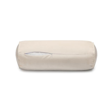 Neck Roll Pillow - color: Ivory (Vetlet)