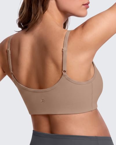 G4Free Barefeel Nursing Bras for Breastfeeding Seamless Maternity Bra | Wirefree, U Back, Removable Pads, Built-in Support Band, One-handed Clips, Adjustable Straps, for Sleep, Yoga or Postpartum - color: Toffee, size: Medium