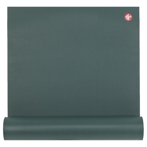 Manduka PRO Yoga Mat - 6mm | Lifetime Durability | Hygienic Construction | Premium Studio Quality | Teacher Approved - color: Black Sage, size: 68" x 26"