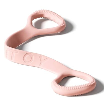 YOTTOY Figure 8 Resistance Band, Elastic Resistance Band with Comfortable Handles for Home Workout, Physical Therapy, Arm, Leg & Glute Training - color: Pink