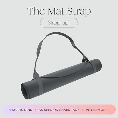 Bala Yoga Mat Straps for Carrying, Lightweight Yoga Mat Sling Holder - color: Charcoal