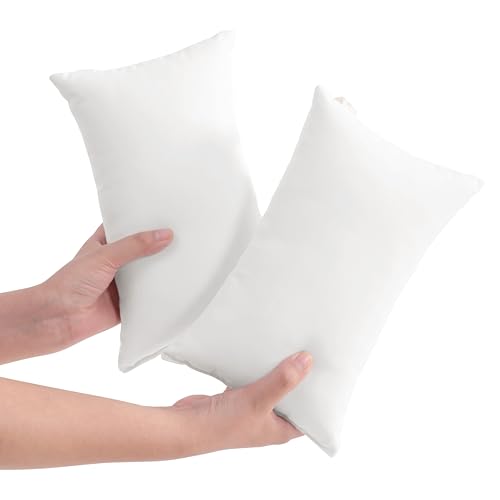 NTBAY Tiny Pillows, Down Alternative 7"x11" Microfiber Mini Pillow for Travel, Pets, Soft Machine Washable Small Pillows for Neck, Wrist, Lumbar and Knee, White - color: White, size: 11"x7"