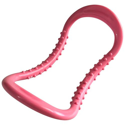 Yoga Circle Stretch Resistance Ring Pilates Bodybuilding Fitness Workout Tools, Non Stretchable，Workout Fitness, PP Material, Non-Slip Handles, Massage Point Design