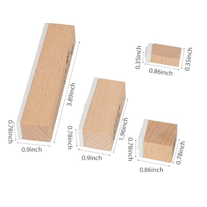 22 Pcs Plant Wooden Rubber Stamps Set, Wood Stamps for Journal, Diary, Scrapbook, Planner, Letter, DIY Craft, Card Making (Green Vitality) - color: Green Vitality