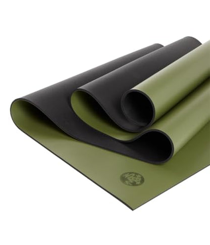 Manduka GRP Adapt 요가 매트 180cm(71인치) - 5mm | 최고의 그립 | 모든 스타일의 요가에 적합한 땀 준비 | 180.3 x 61 x 0.2cm(71 x 61 x - color: 그린 라 라나