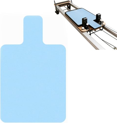 Non-Slip Pilates Reformer Mat Towel, Microfiber Sweat Cover with Silicone Dots, Extra Thick & Quick Dry for Reformer, Yoga, Home Gym Workout, Machine Protection & Hygiene - color: Blue