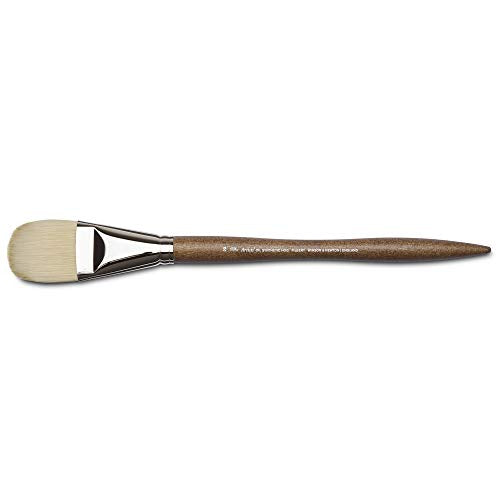 Winsor & Newton Artists' Oil Synthetic Brush, Filbert #20 | Synthetic Flagged Bristles, Excellent Color Carrying Capacity, Handmade in England, For Oil Paint - style: Filbert #20