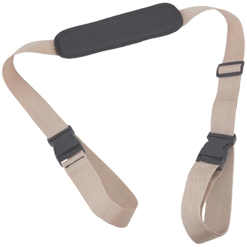 GORGECRAFT Beach Chair Shoulder Straps Adjustable Scooter Carrying Strap Anti-Slip Replacement khaki Universal Padded for Backpack Foldable Balance Bikes Camping Picnics Outdoor 100-189cm - color: Khaki