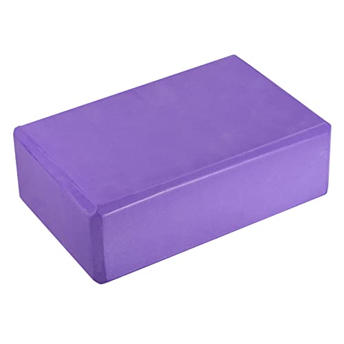 uxcell Yoga Block-Light Weight High-Density EVA Foam Brick for Beginners, Yogis, Pilates, Meditation - color: Purple